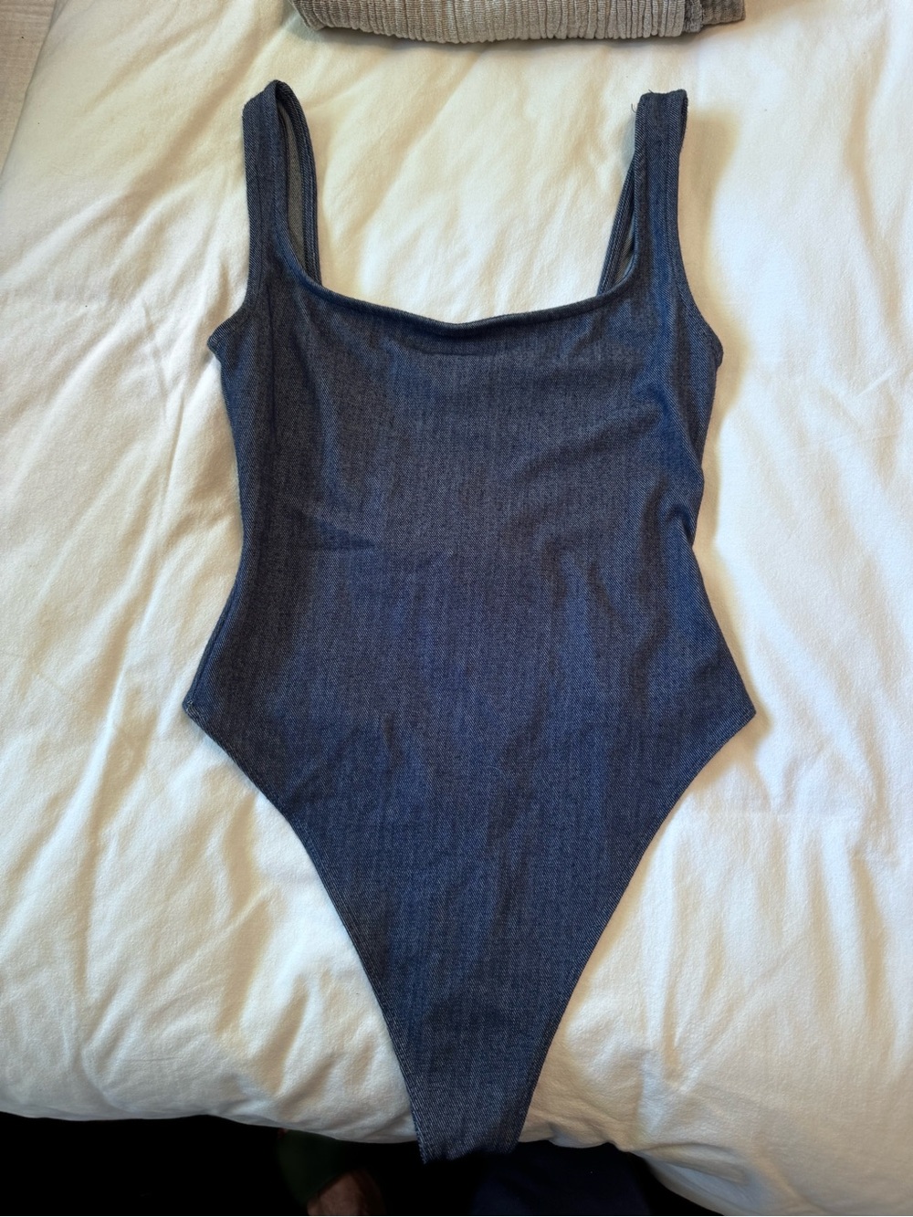 naked wardrobe Dark Blue Kids One-Piece Bodysuit